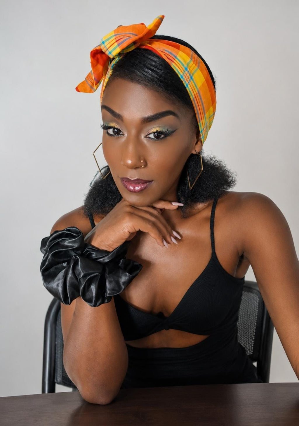 Bandeau Madras Modulable à Armature Invisible Neva & Sessentielle